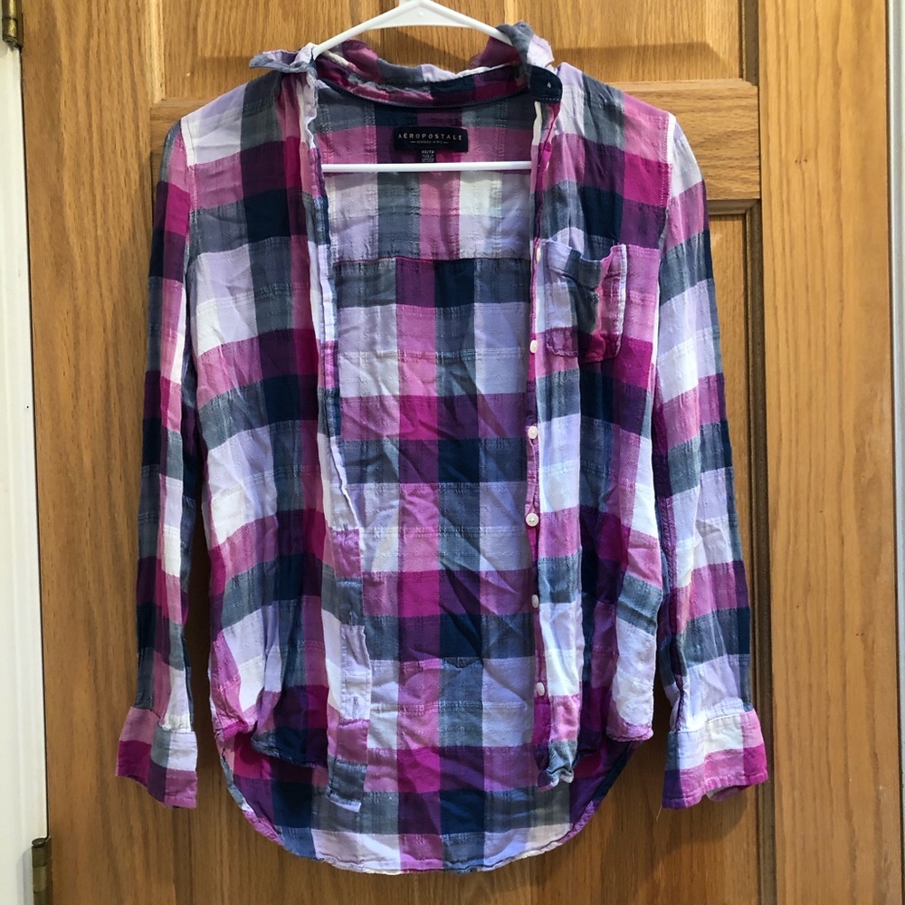 Purple Plaid Flannel